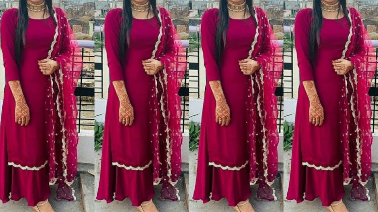 Traditional Punjabi Suit design 2021 || long kurti with skirt || Punjabi suit ideas || New Suit 2021