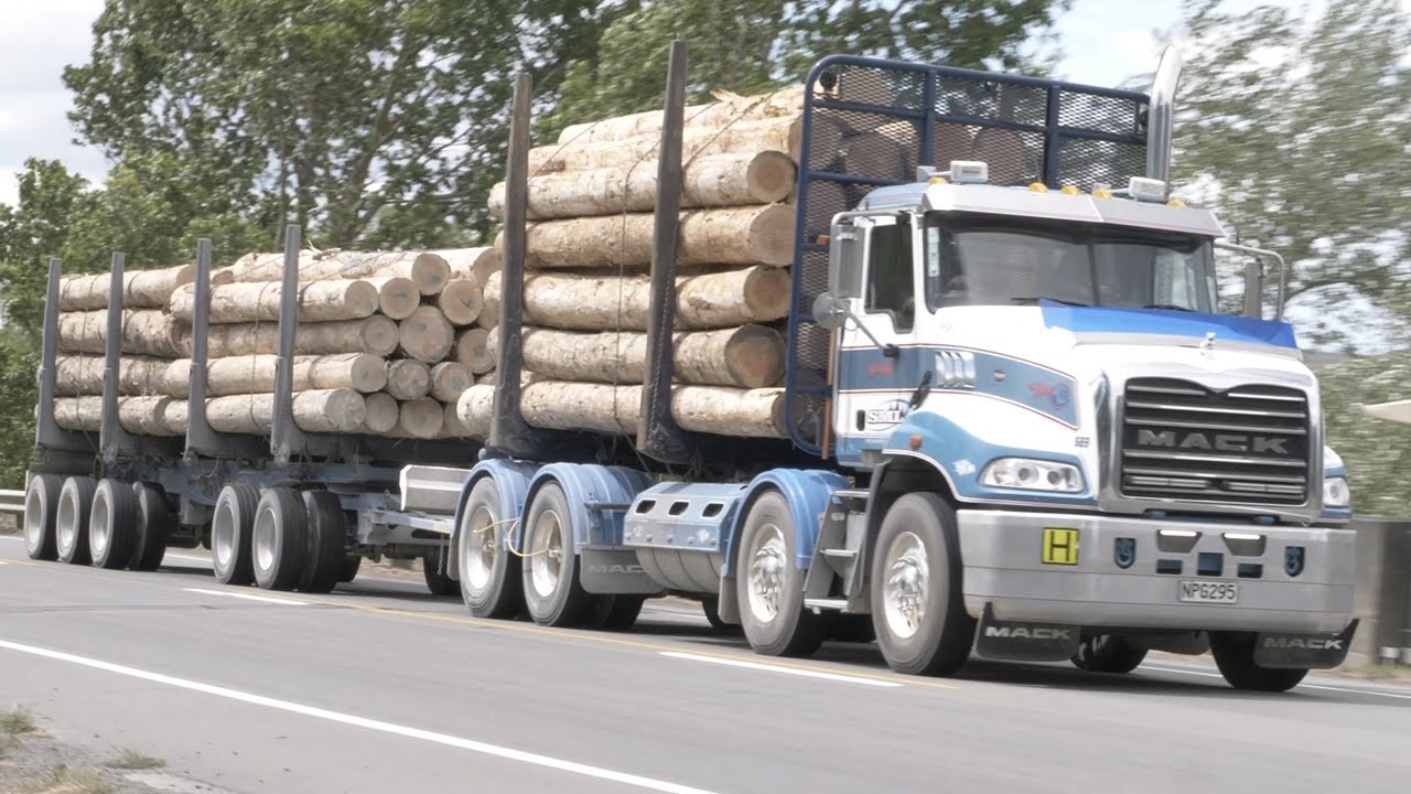 45 Mack Trucks on the Road around New Zealand's South Island