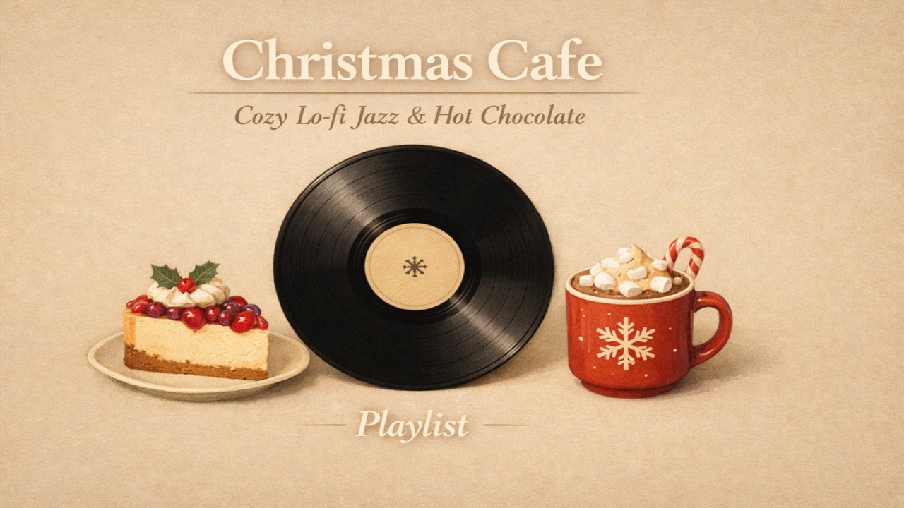 𝐏𝐥𝐚𝐲𝐥𝐢𝐬𝐭 🎧 Christmas Cafe Ambience 🎄☕ | Cozy Lo-fi Jazz for Studying & Relaxing