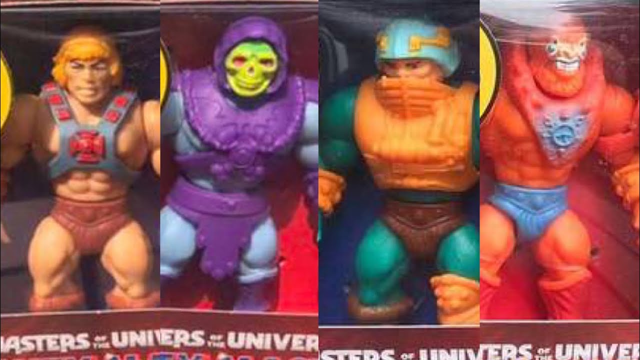 Новые мини-фигурки Masters of the Universe Mighty Masters MOTU с инерционным механизмом.