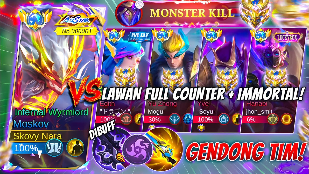NGERI BANGET! TIMKU TERTEKAN SUSAH FARMING?! CARA GILA GLOBAL MOSKOV GENDONG TIM MENEGANGKAN! ~ MLBB