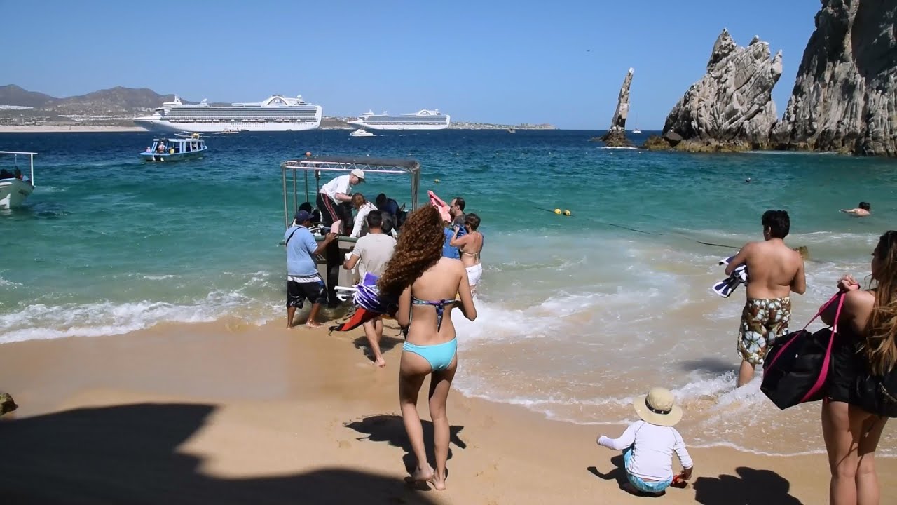 Lovers Beach Cabo San Lucas Playa del Amor Spring Break (HD)