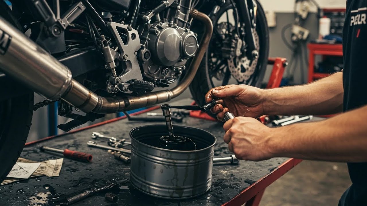 Motosiklette Yağ Seviyesi Nasıl Ölçülür ve Nelere Dikkat Etmeliyiz ?