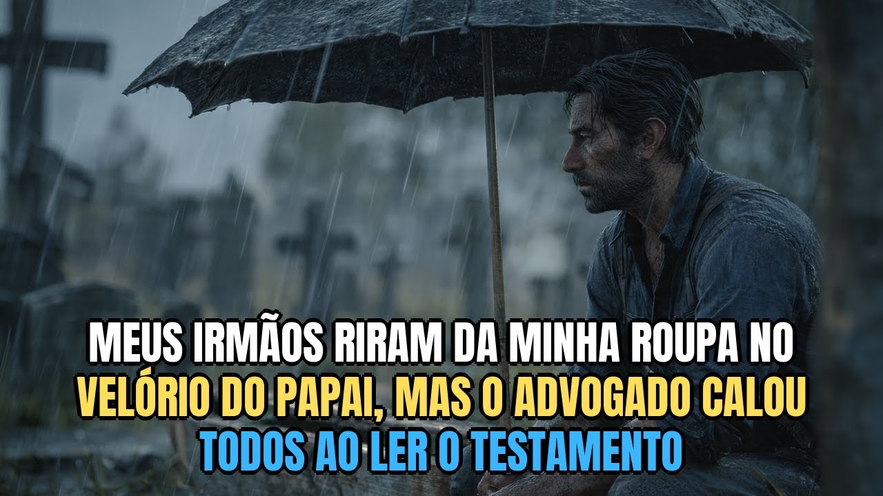 Meus irmãos riram da minha roupa no velório do papai, mas o advogado calou todos ao ler o testamento
