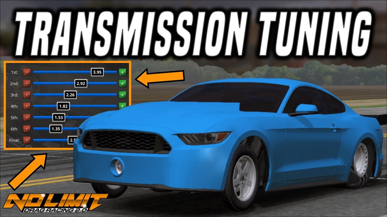 Как настроить трансмиссию (передачи) | No Limit Drag Racing 2.0