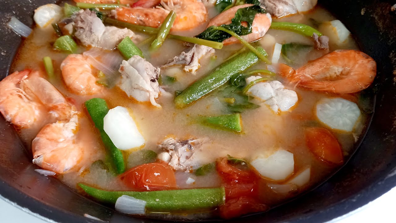 Masarap Ang Ganitong Luto, Sinigang Na Manok  Na May Hipon, Subukan Mo Tiyak  Mapaparami Ka Ng Kain