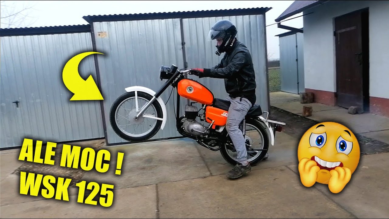 Przepał WSK 125 !!! Ale MOC !