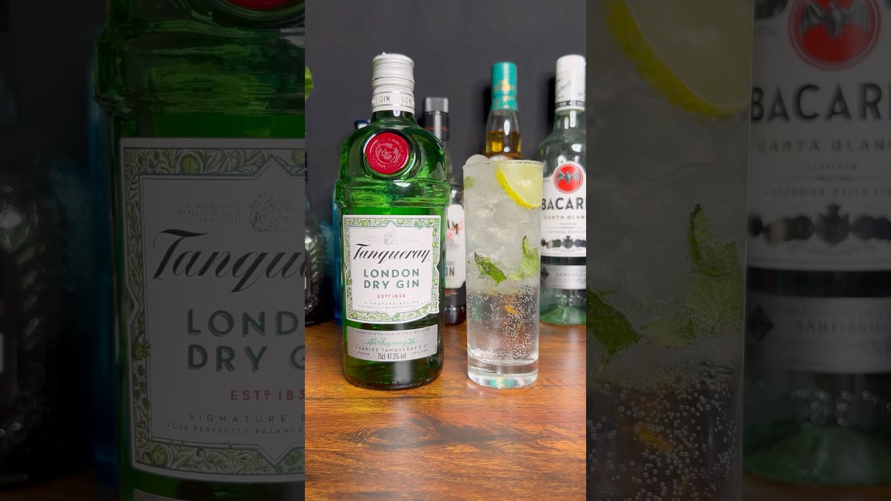 Tanqueray Gin and Tonic Water: Perfect Pairings for a Refreshing Sip.