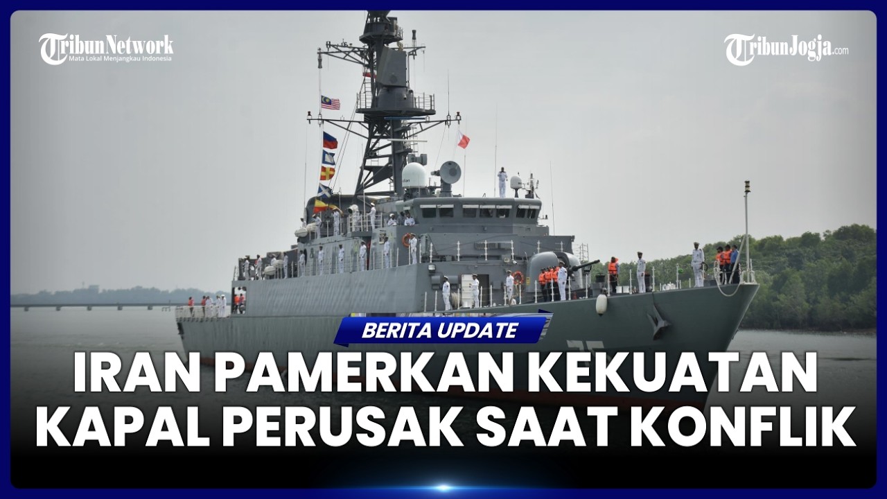 MILITER IRAN UNJUK KEKUATAN! TAMPILKAN KEMAMPUAN KAPAL PERUSAK DENA BAWA TERPEDO SERANG