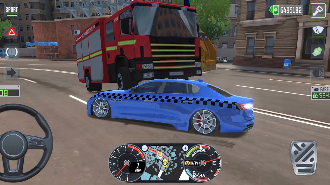 Maserati Quattroporte GTS Turbo | New York City | Taxi Car Simulator EVO Mobile Gameplay