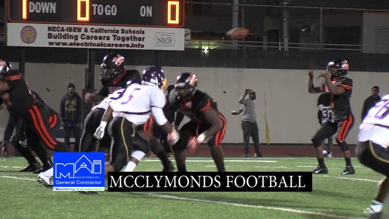 MAI Industries Team of Excellence - McClymonds Football