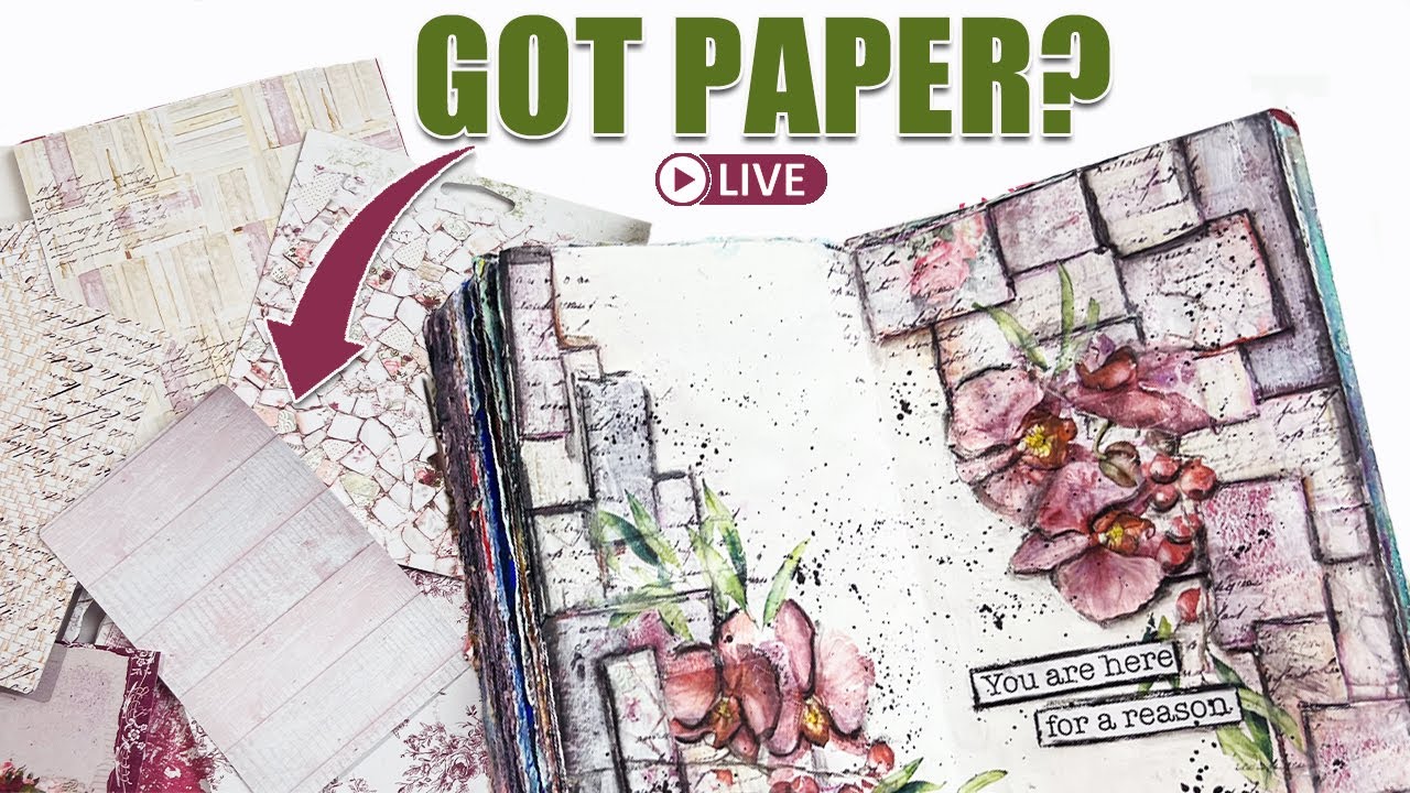 BUILD Mixed Media PATTERNS With Papers