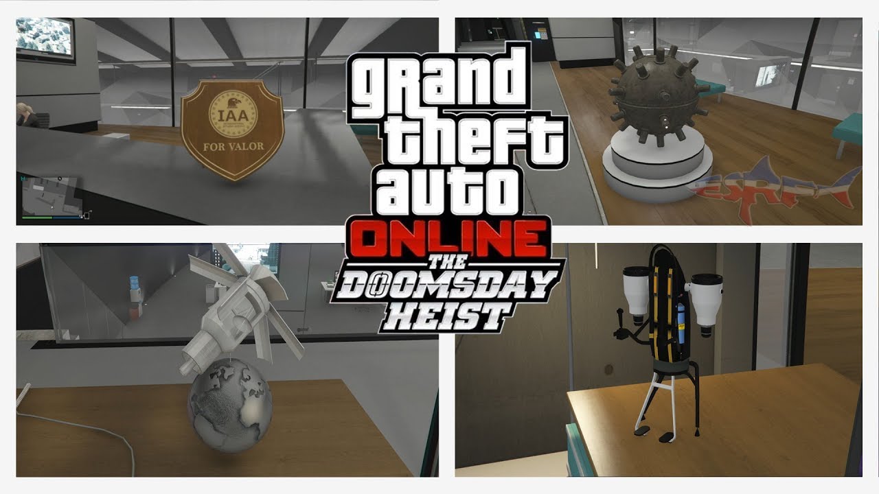 GTA 5 Online NEW Doomsday Heist Facility Awards Completion Showcase