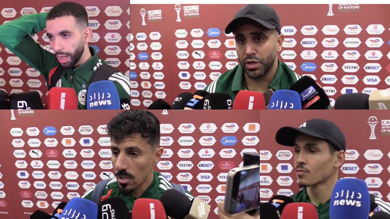 🇩🇿 R&eacute;actions des joueurs alg&eacute;riens apr&egrave;s l&rsquo;&eacute;limination de la CAN 2025 
