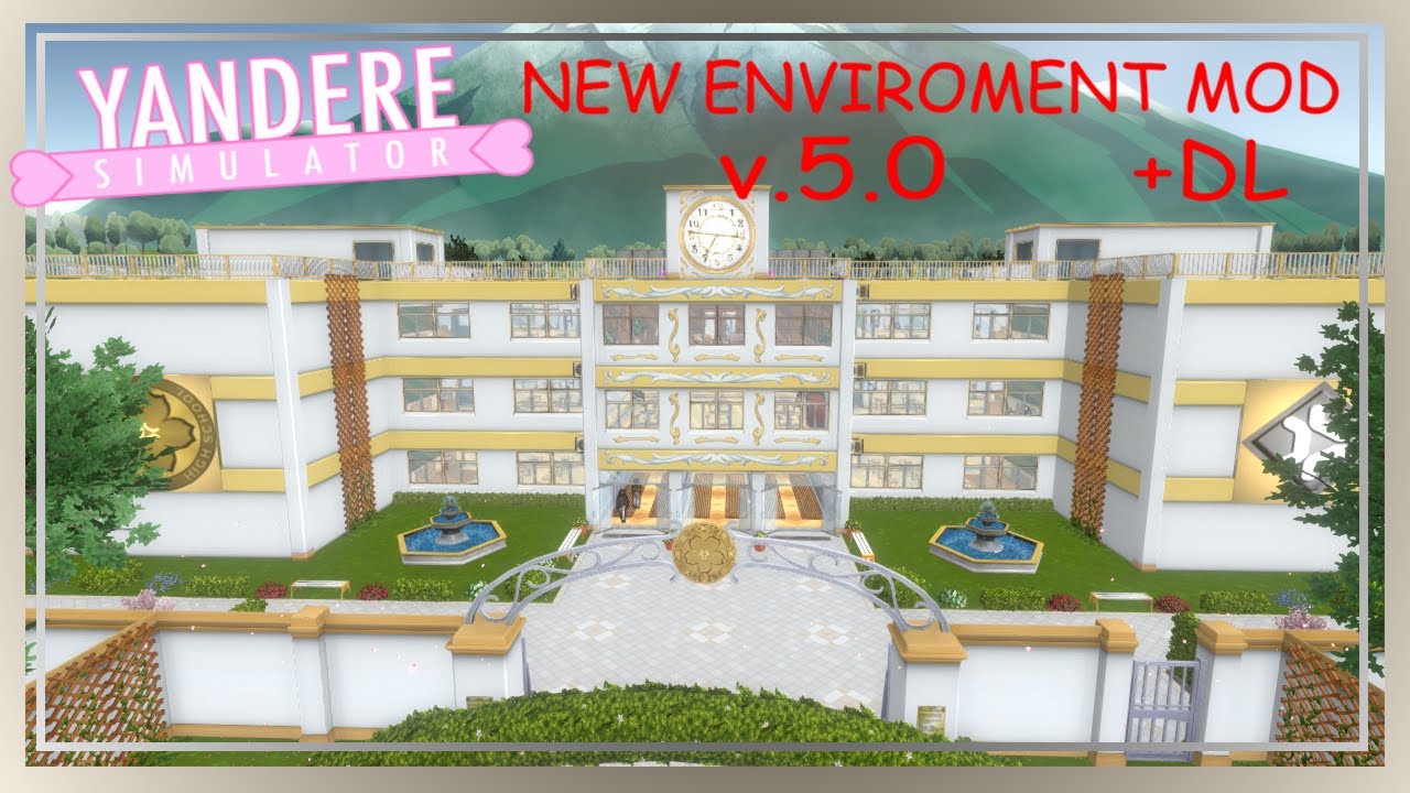 Yandere Simulator New School Environment V.2.5 ll Full Tour +DL