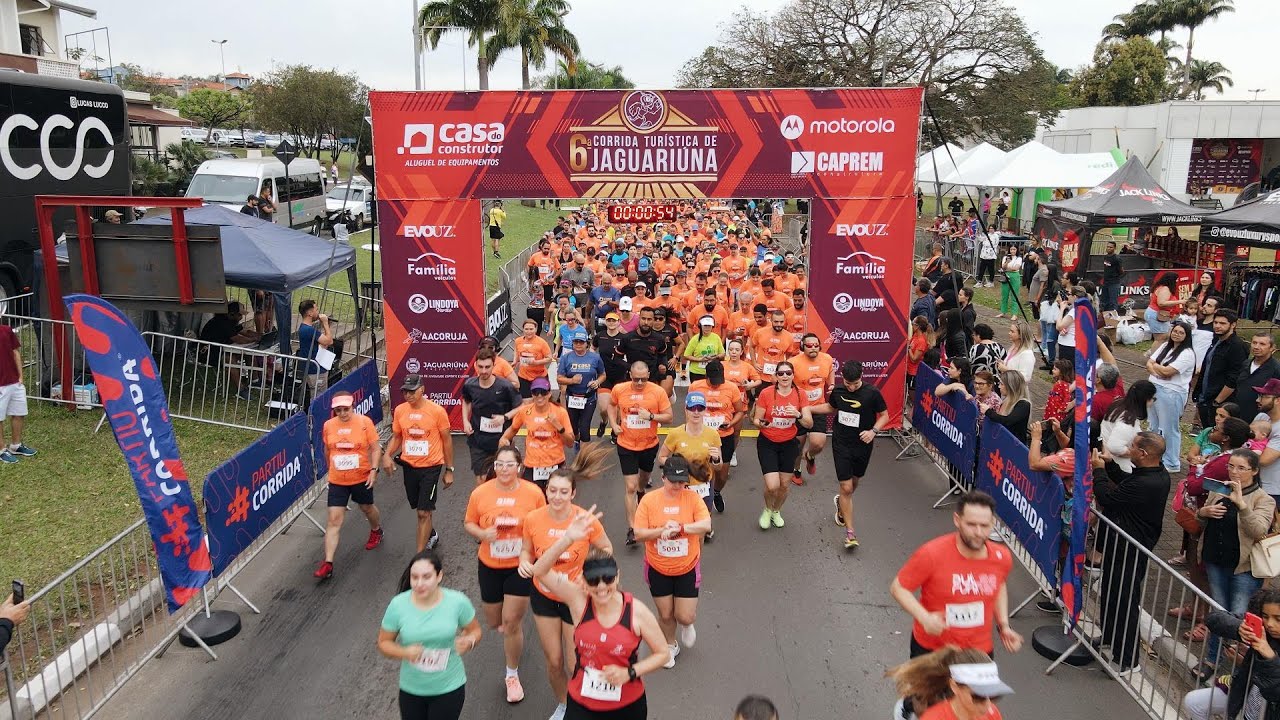 CORRIDA TUR&Iacute;STICA DE JAGUARI&Uacute;NA!🏃&zwj;♂️🏃🏃&zwj;♀️