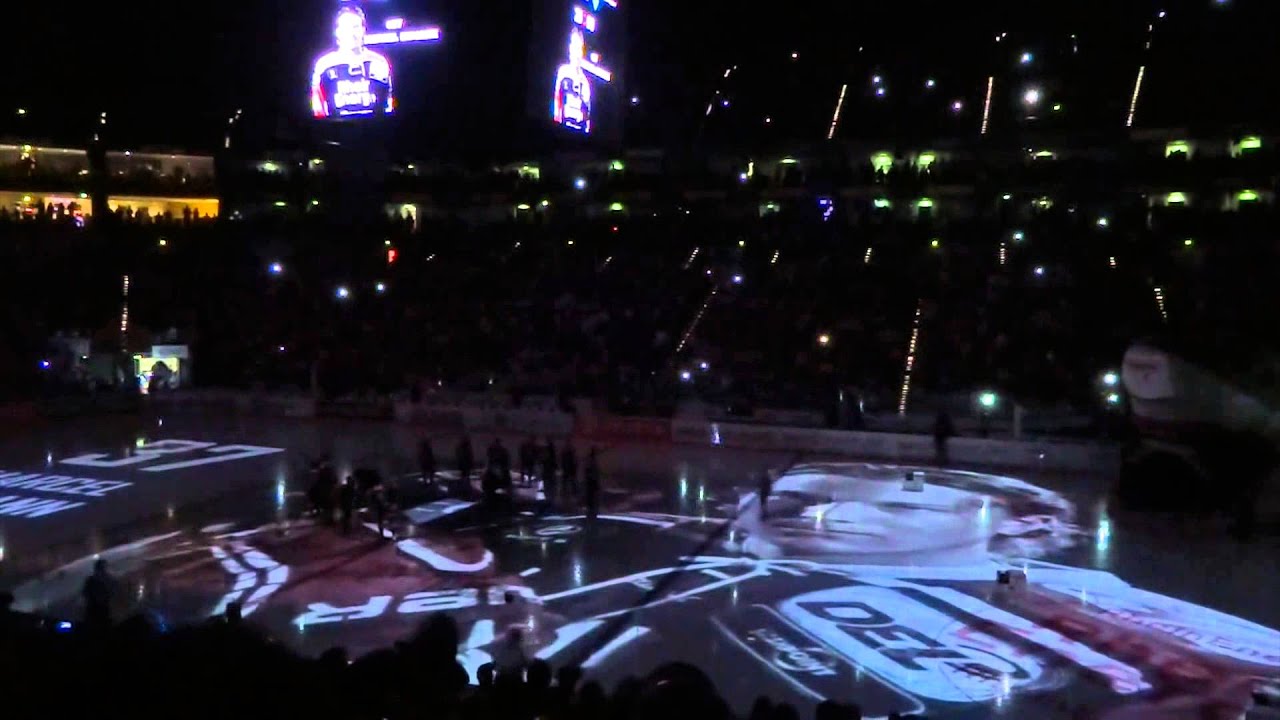 Einlauf & Vorstellung der Kölner Haie / vs. ERC Ingolstadt / DEL Finale - Spiel 7 (29.04.14)