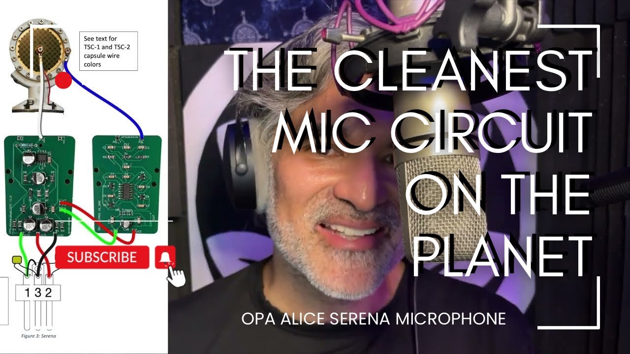 Over 40db Less Harmonic Distortion than a FET: The OPA Alice Serena Mic
