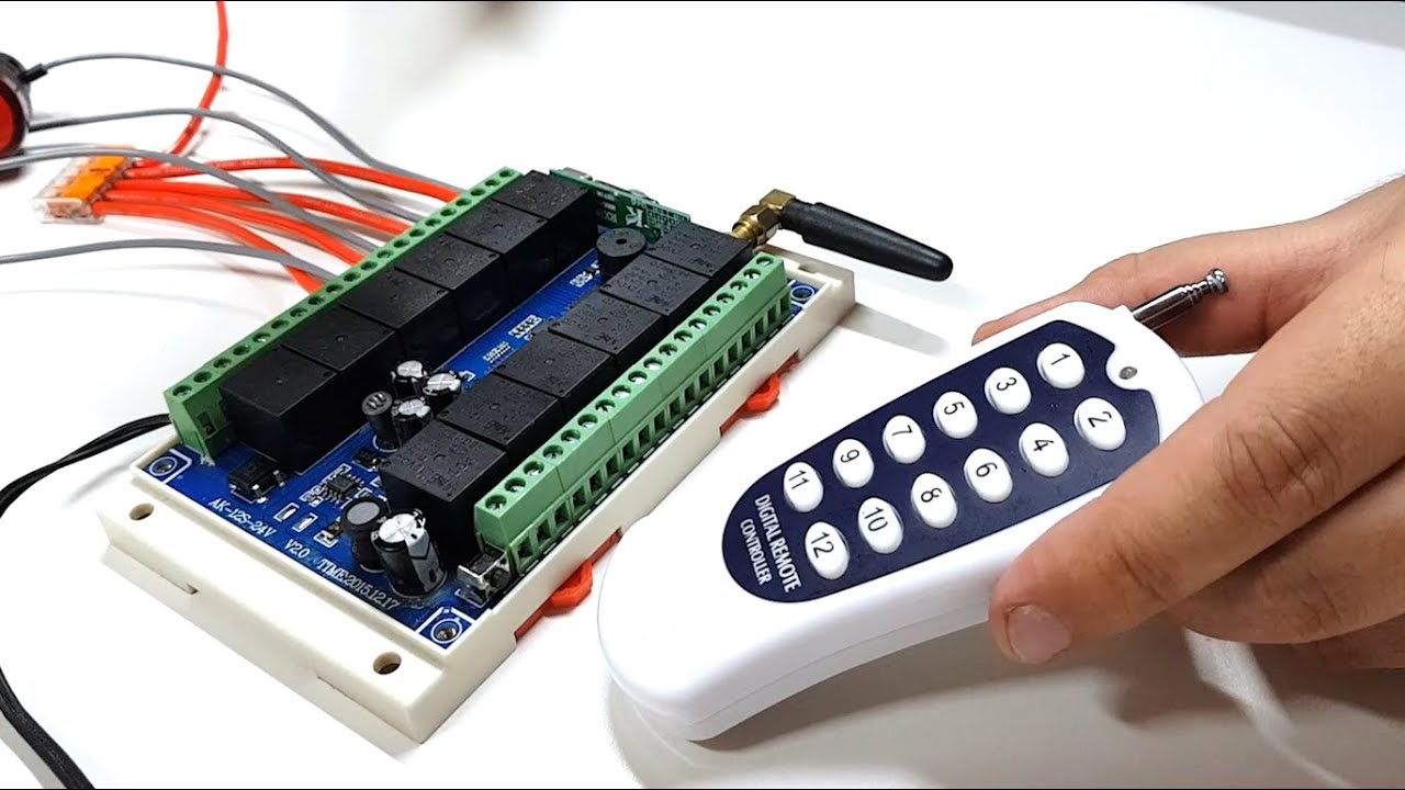Automação Residencial com Modulo Relé e Controle Remoto