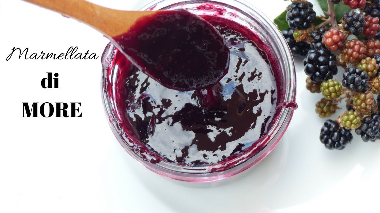 MARMELLATA DI MORE pronta in 30 minuti! Ricetta FACILE - RICETTE DI GABRI