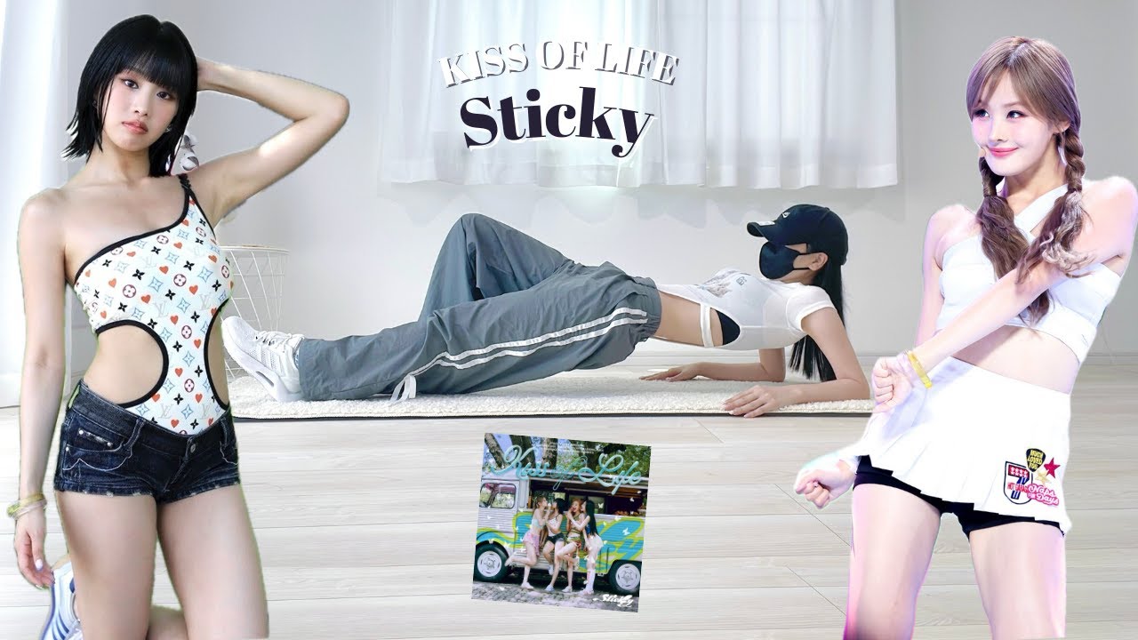 最速で脂肪落とす👹💦全ダイエッターこの3分舐めないで🎧Sticky - KISS OF LIFE