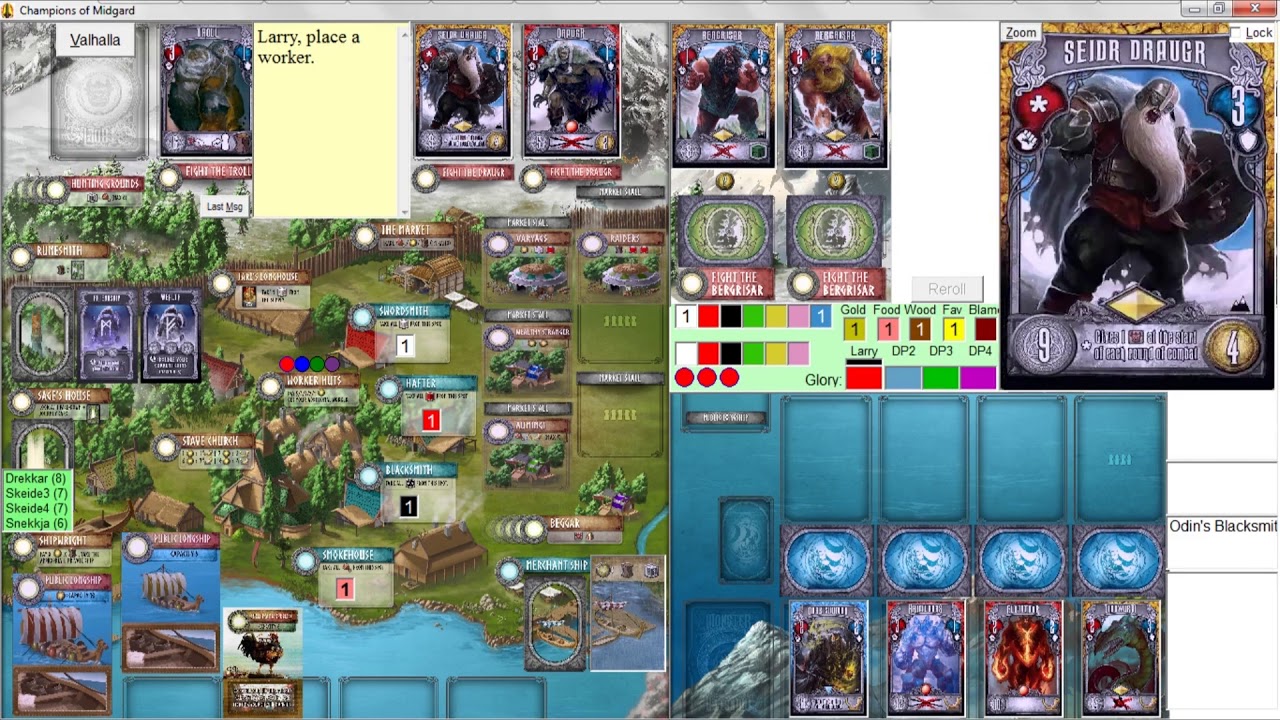CHAMPIONS OF MIDGARD: SOLO Playthrough of Base Game with All Expansions