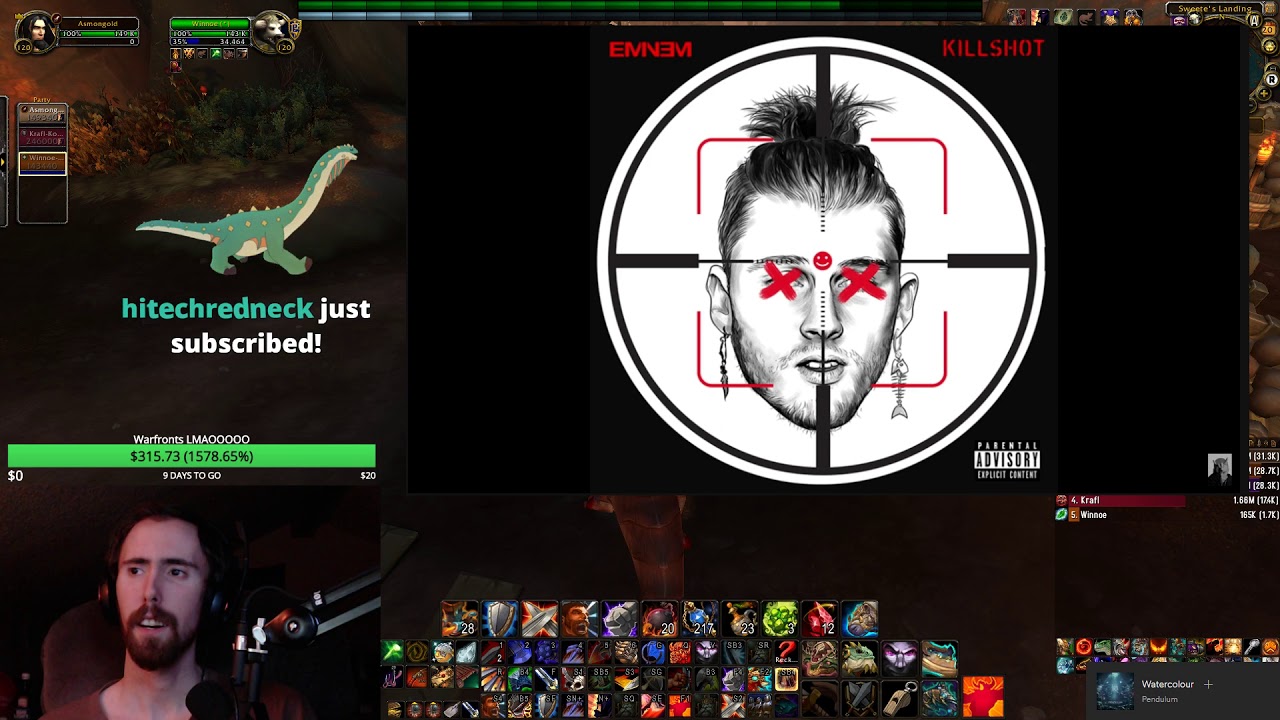 Asmongold Reacts To Killshot (Eminem Diss Track To MGK)