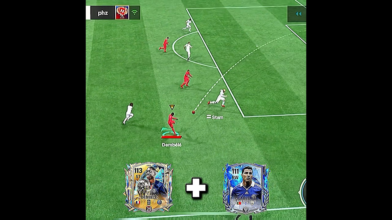 Dembele + Quaresma ☠️🔥 #fifa #fcmobileid #eafc25 #fifamobile #eafc24