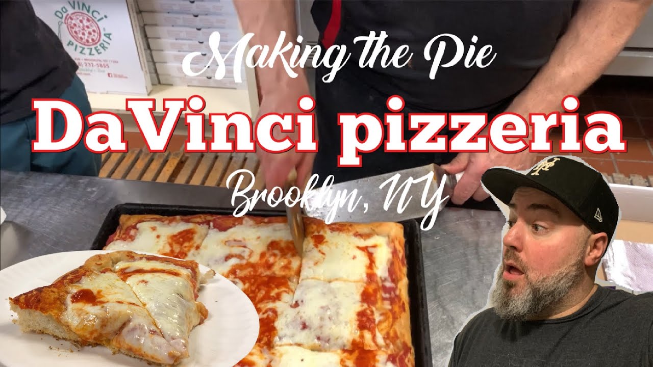 Making the Pie @ DaVINCI PIZZERIA (Brooklyn, NYC) One of my all time favorite Sicilian Pizzas!