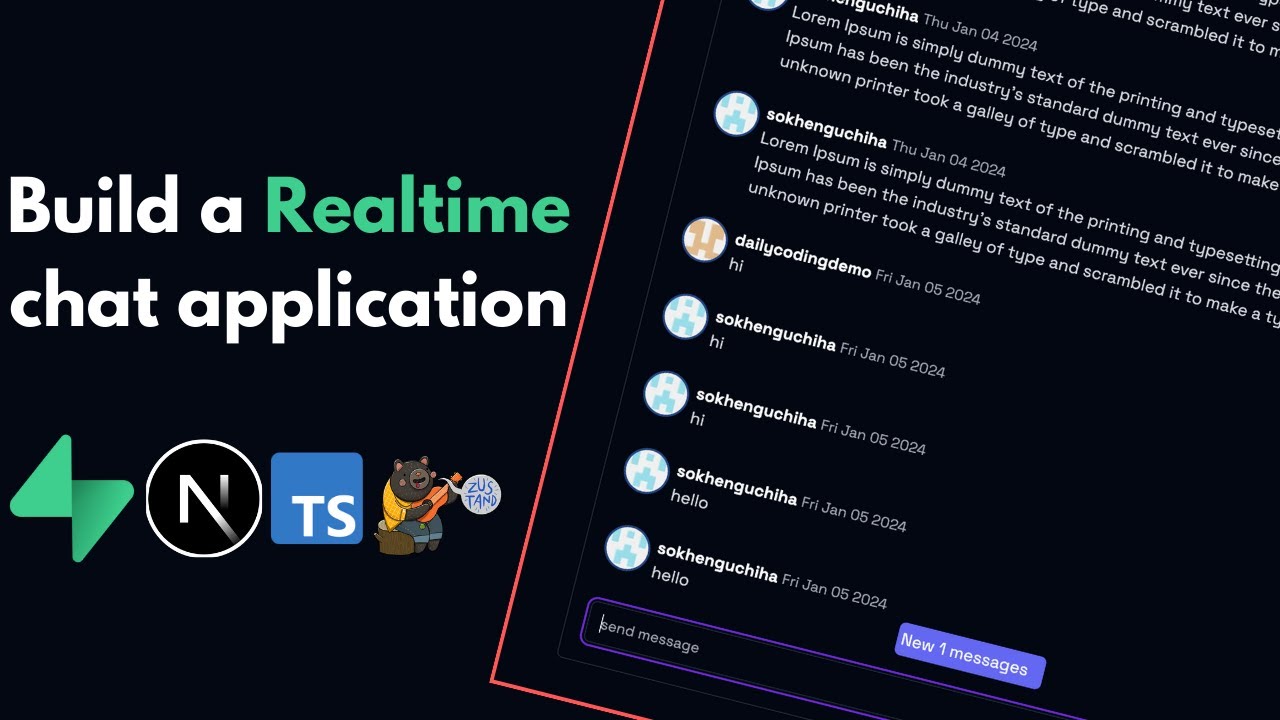 Build and deploy a real time chat application with Supabase,Next.js  2024 full course