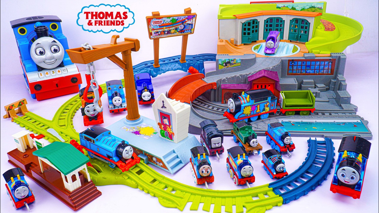 🚂💙 Thomas & Friends Track Toys Collection ASMR | Thomas & Friends Sodor Take-Along Portable Playset