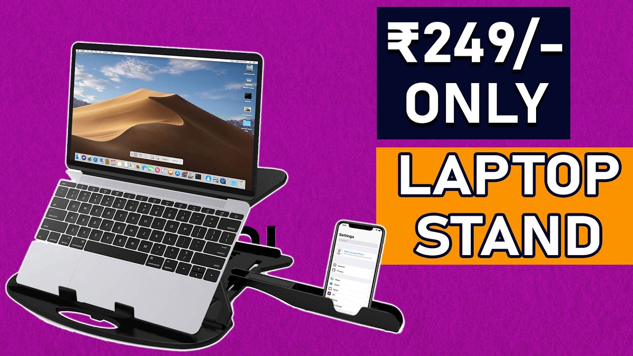 (Only ₹249!) Best Budget Laptop Stand? STRIFF Laptop Stand Unboxing & Review #laptopstand #budget