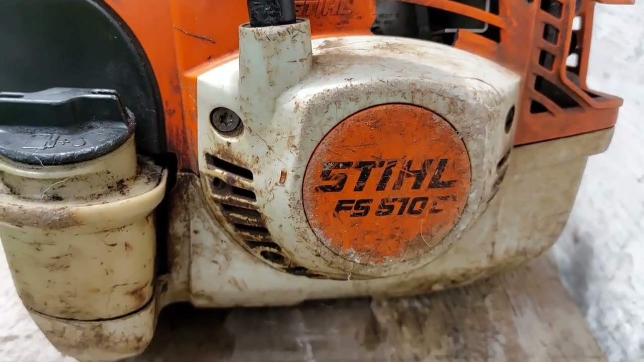 Desarme de Stihl Fs510 con problemas de transmisión, igual que la Fs560