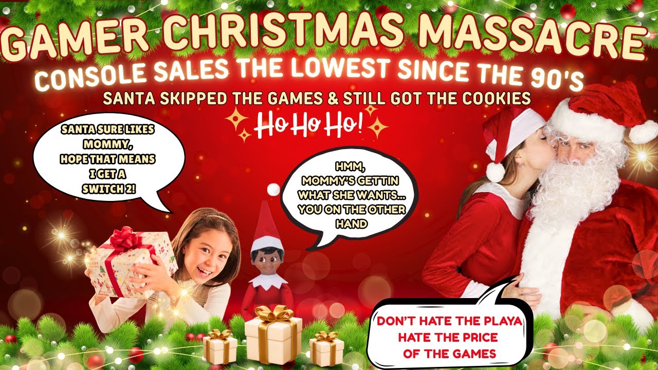 Gaming Christmas Massacre as Console Sales Collapse: Why Holiday Gaming Demand Disappeared