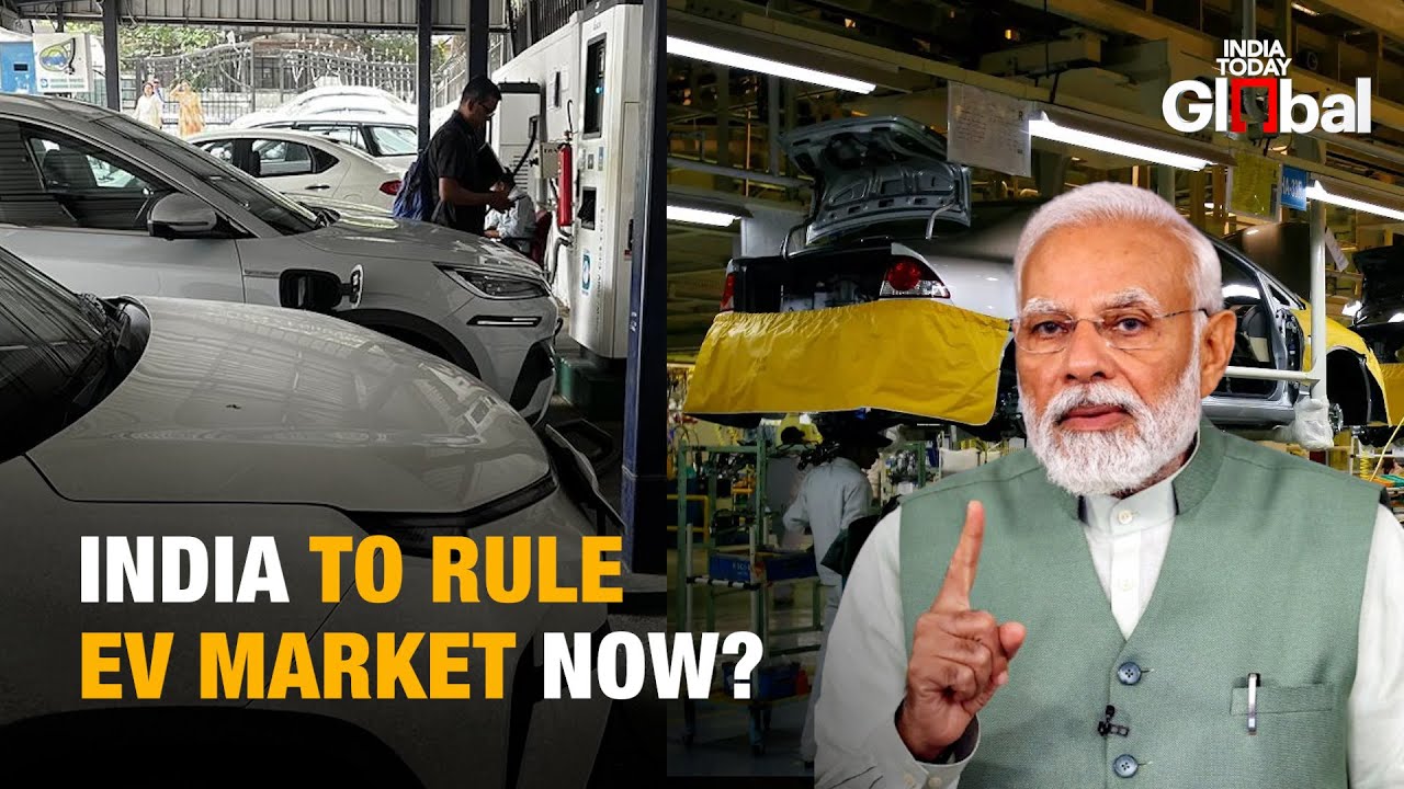 PM Modi&rsquo;s Big EV Push | India To Export Electric Cars To 100 Nations, First Chip Launch Soon