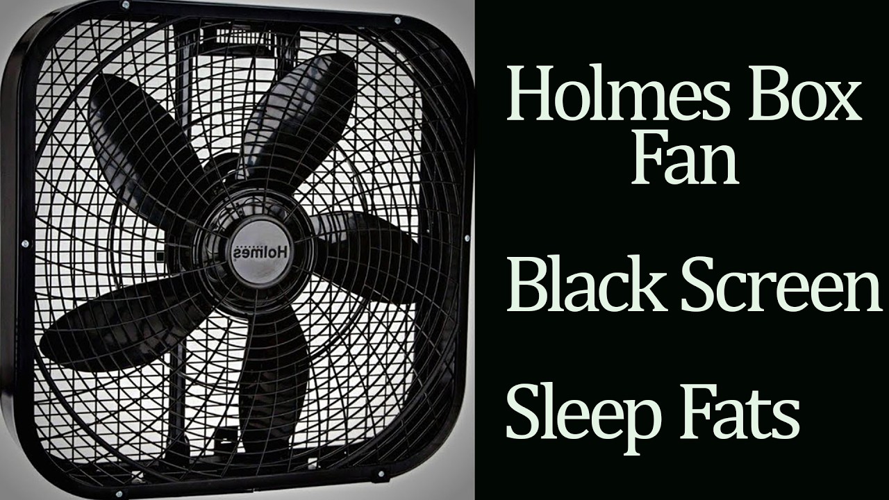 Smooth Fan Noise for Sleep & Relax 🎧 Black Screen Background Sound