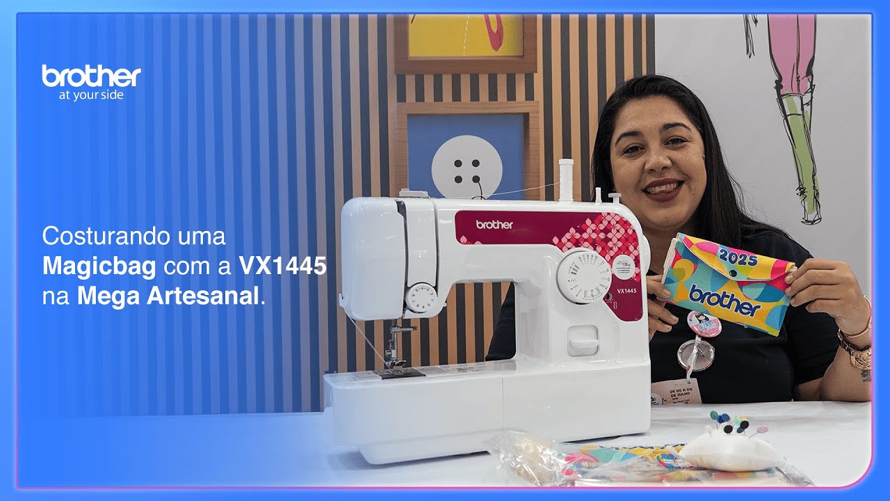 Como fazer uma Magic Bag personalizada! | Tutorial Máquina de Costura VX1445