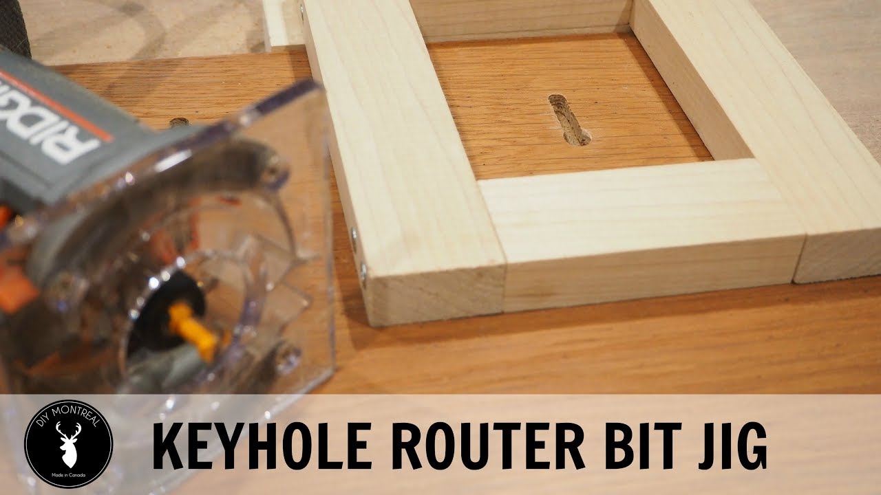 How to make a keyhole router bit jig