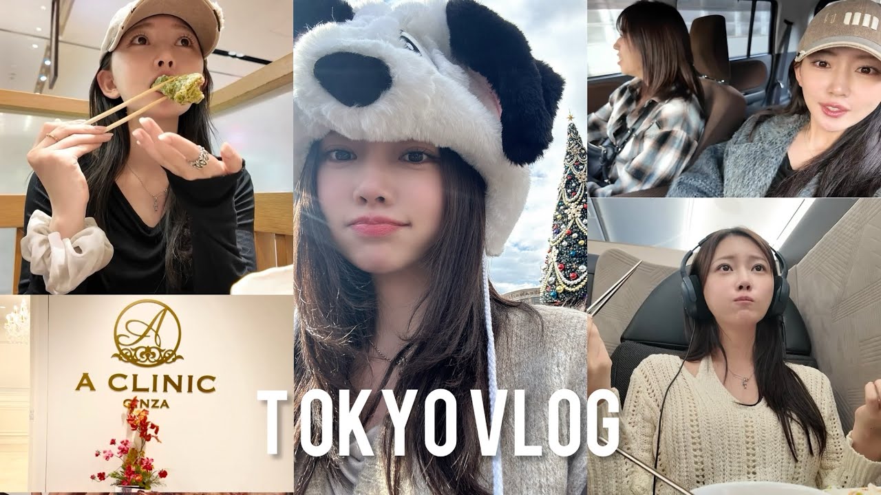 【東京vlog】食べまくり遊びまくりの東京🗼糸リフト/脂肪吸引などなど