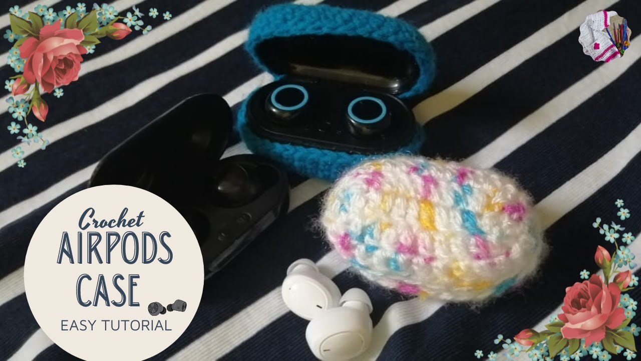 Crochet airpods case|easy tutorial |dIy|sarifali creations