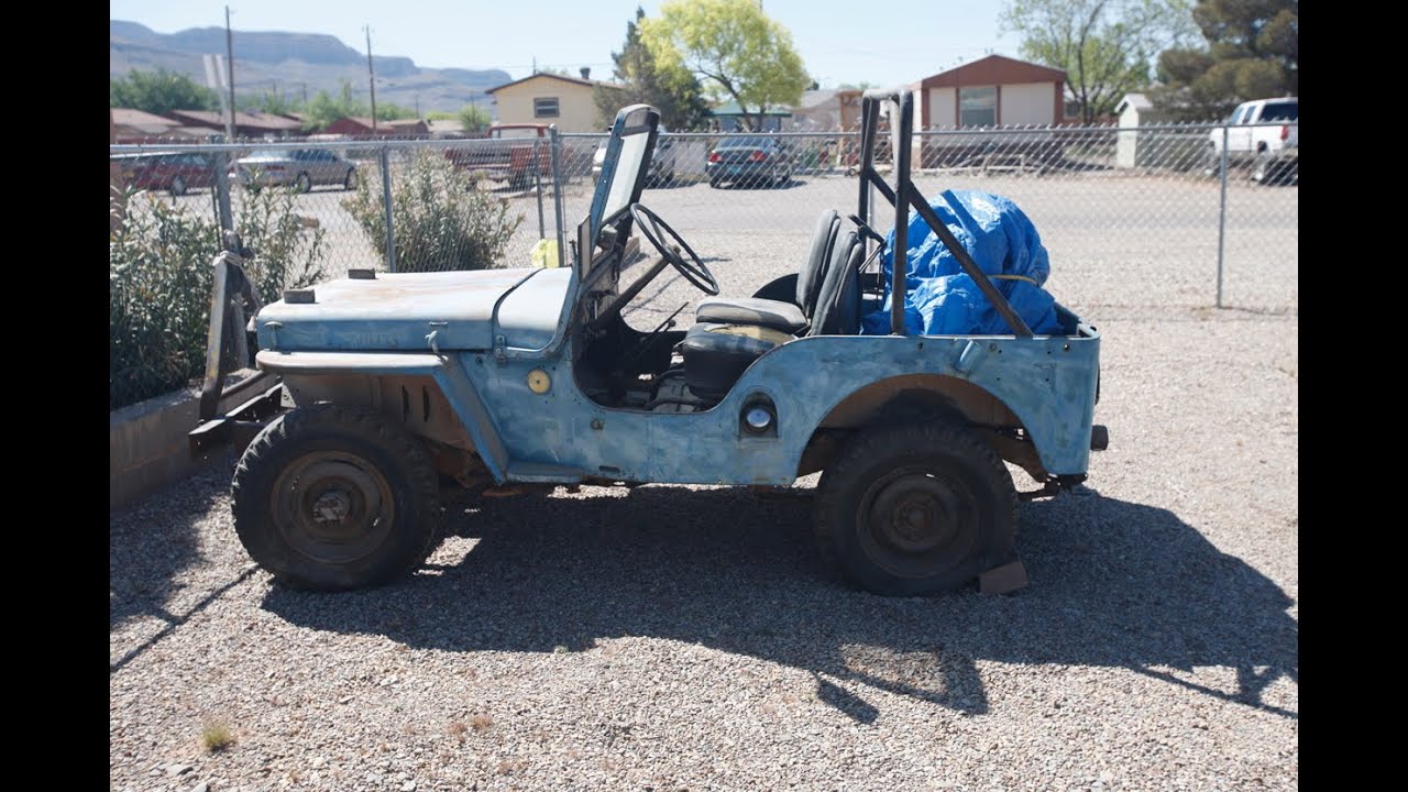 1 of 3 Barn Find 1953 CJ3a Willys Jeep Frame off Complete restoration