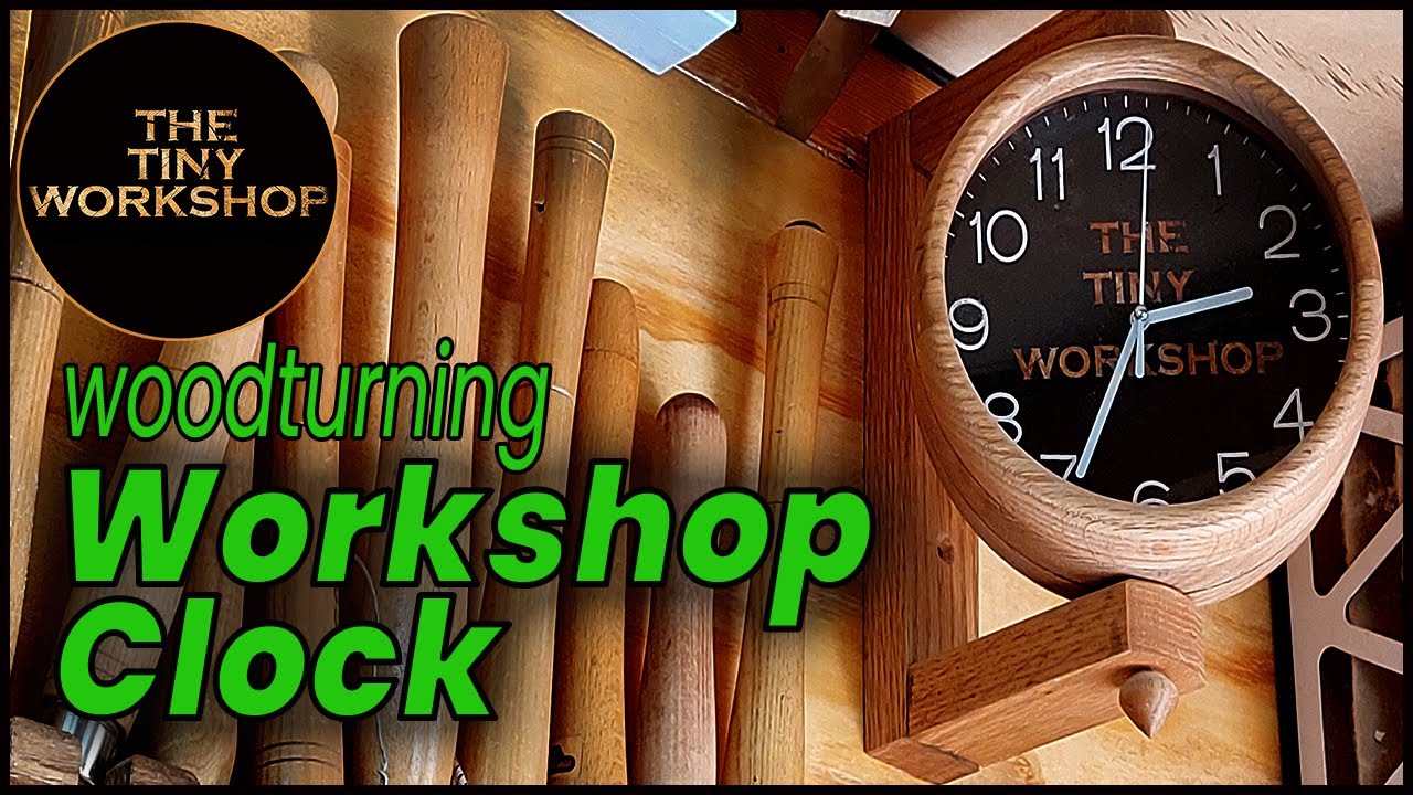 Woodturning - Dust Free Workshop Clock  | January Clock Challenge 2021