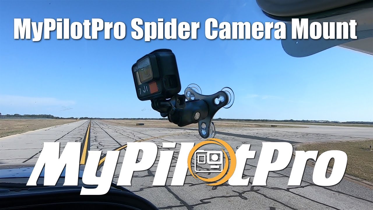 MyPilotPro Suction Cup Spider Camera Mount Bundle