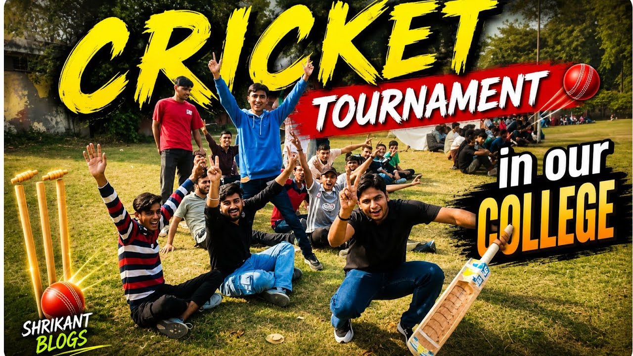 Cricket Tournament at college 🏏|#collegelife #cricket #uptti