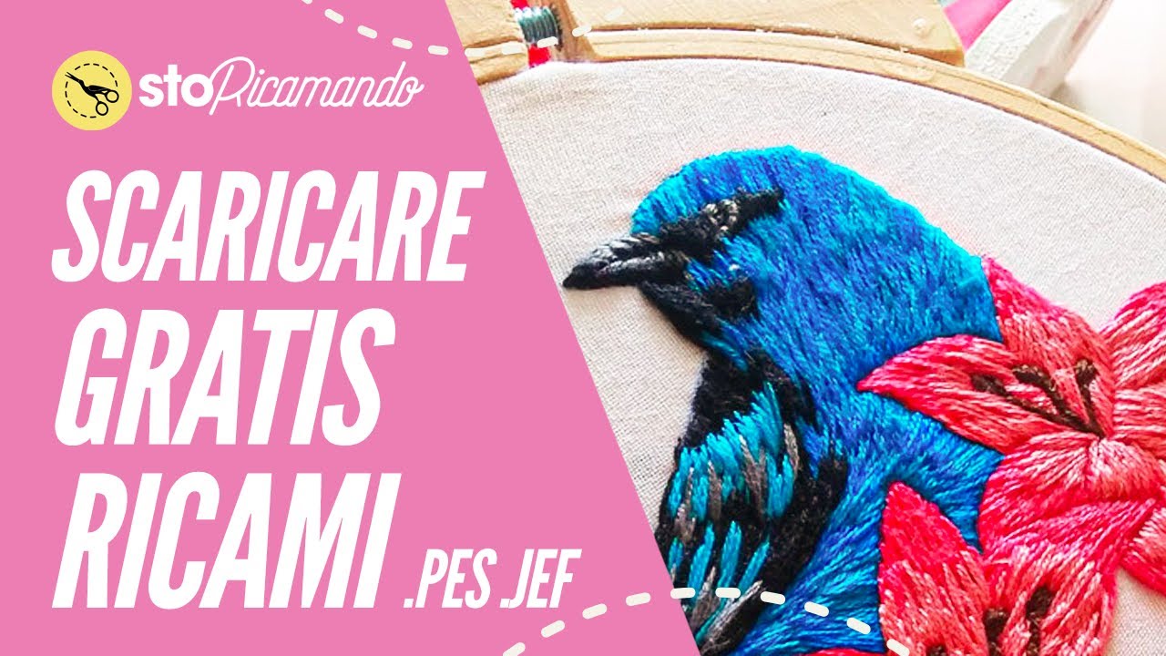 Pe Design - Come SCARICARE GRATIS file ricamo PES JEF