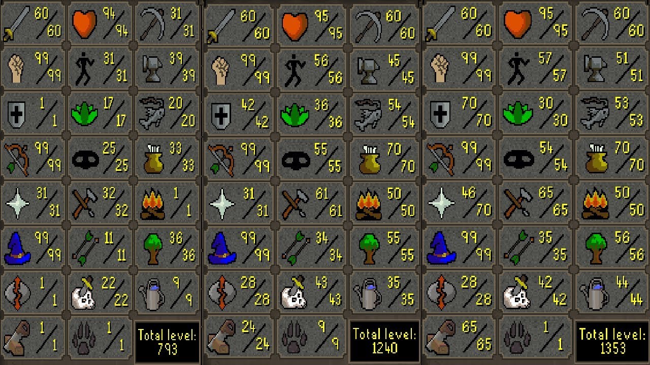 60 Attack Builds finished, GUIDE (Maxed Pure, Rune Pure and Piety 70def) OSRS