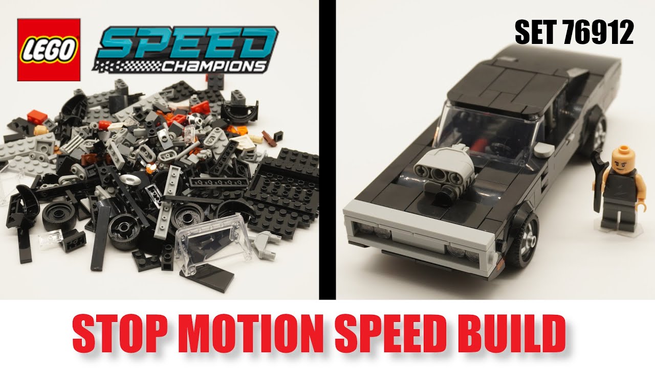 How to build LEGO® Speed Champions 76912 | 1970 Dodge Charger R/T (2022) | Stop Motion Build