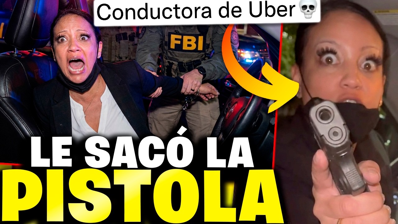 Conductora de Uber SE VOLVIÓ LOCA y sacó una PlST0LA 😱💀
