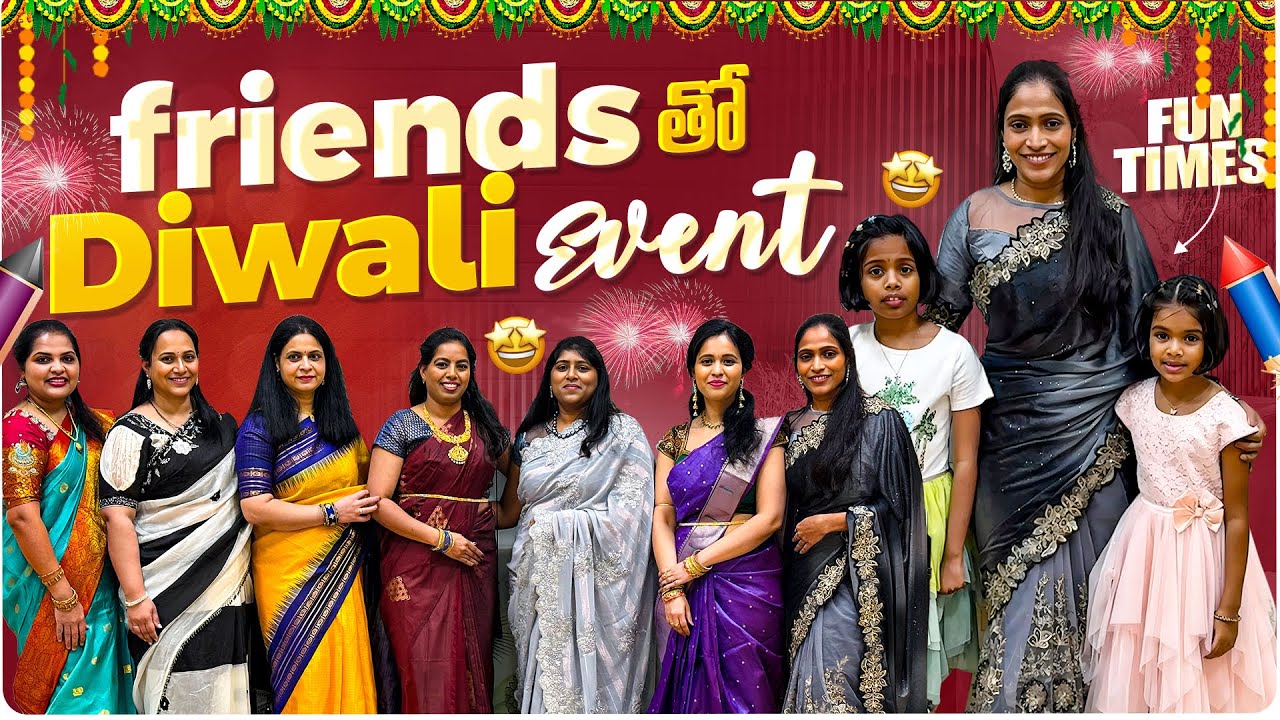 Diwali Event with Friends | Full Masti, Dance & Delicious Food 🎉||London kaburlu||