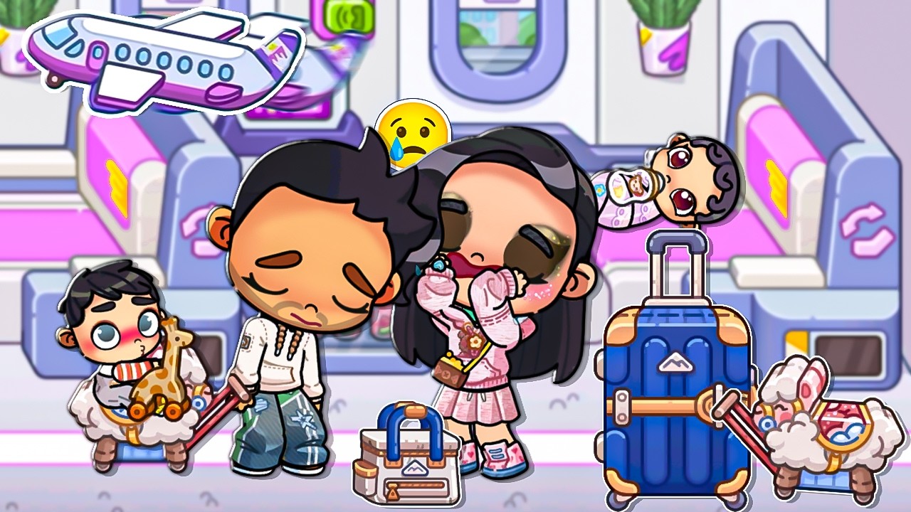 ROMÉO ET MIA PRENNENT L'AVION POUR LE JAPON DANS AVATAR WORLD MISS QUEEN 👑